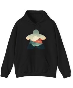 Board Game Hooded Sweatshirt – Meeple Nature Love Unisex Heavy Blend TeesParadise