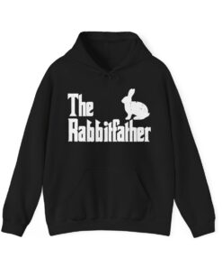 Rabbit Dad Hoodie –  Rabbit Lover Gift for Men & Women – Unisex Heavy Blend Hooded Sweatshirt TeesParadise