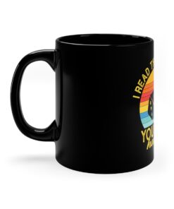 Board Game Coffee Mug: I Read The Rules So You Don’t Have To – 11oz Black Mug for Tabletop Gamers TeesParadise