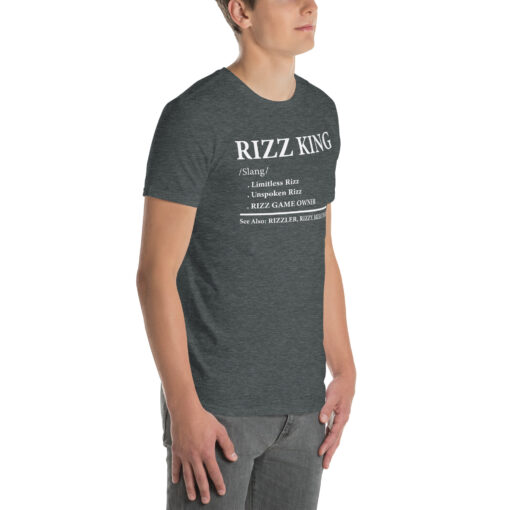 Rizz King T-Shirt – Funny Meme Quote Unisex Tee TeesParadise