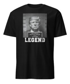 Trump Mugshot T-Shirt – President Legend Unisex Tee TeesParadise