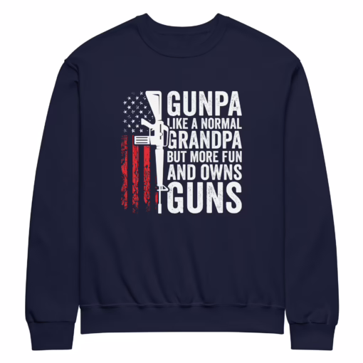 Funny Gunpa Crew neck sweatshirt - Image 7