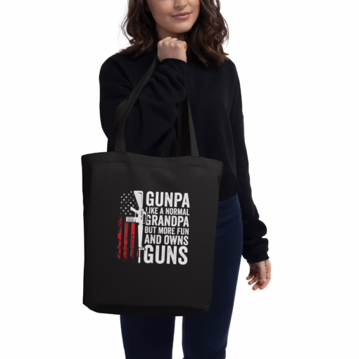 Funny Gunpa Eco Tote Bag - Image 2
