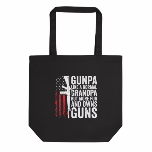 Funny Gunpa Eco Tote Bag - Image 4