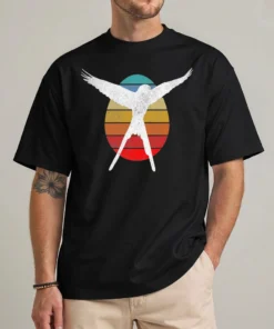Wingspan board game shirt black design detail engine building bird tee