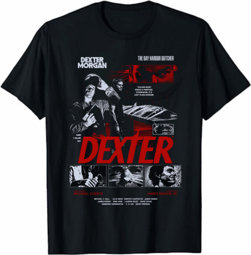 Dexter Morgan Bay Harbor Butcher Crime Thriller T-Shirt