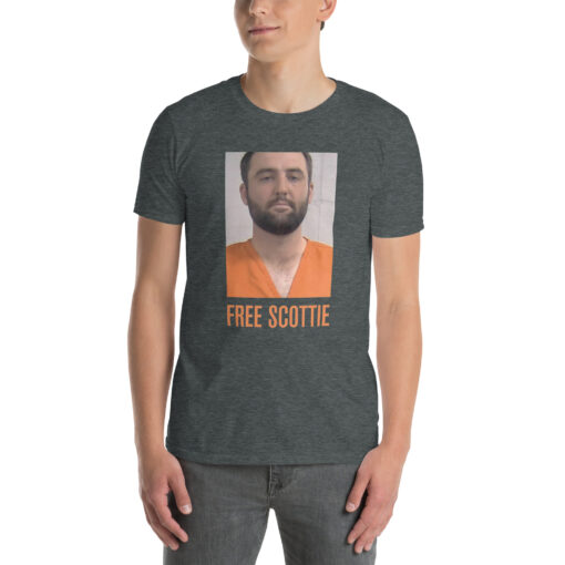 Unique Scottie Scheffler Mugshot Golf T-Shirt - Image 3