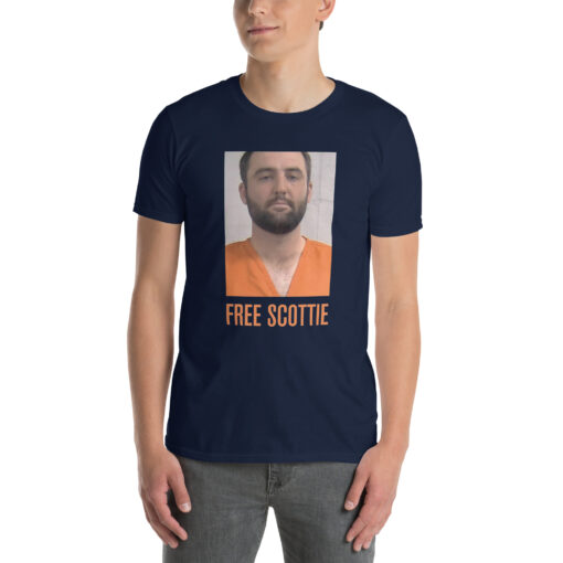 Unique Scottie Scheffler Mugshot Golf T-Shirt - Image 2