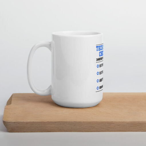 Funny Helpdesk Tech Support Sysadmin Checklist Mug -- Sysadmin Gifts Mug -- Computer geek gifts Mug - Image 6
