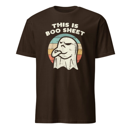 This Is Some Boo Sheet Ghost Retro Funny Halloween T-Shirt | Cuccico - Image 3