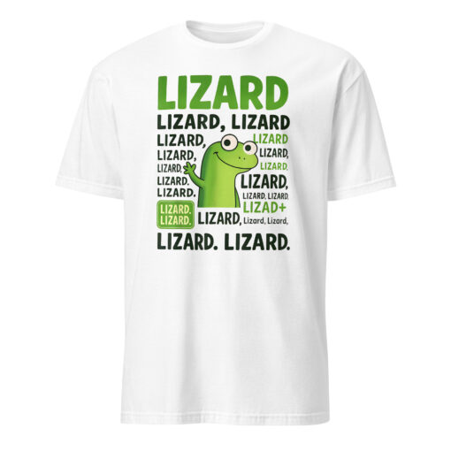 Lizard Lizard Lizard Meme T-Shirt – Funny Weirdcore Animal Gen Z - Image 7