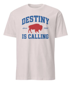 Vintage “Destiny Is Calling” Buffalo Football Fan Gift Tee – Let’s Go Buffalo