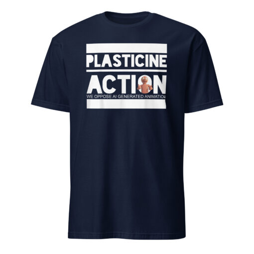 Official Plasticine Action Shirt - Oppose AI Animation Tee | Stop Motion | Claymation Fans Cuccico - Image 2
