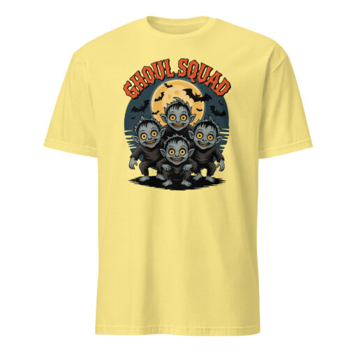Spooky Halloween Family Ghoul Squad Shirt in Cornsilk – Matching Family Outfit