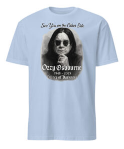 Alternative view of Ozzy Osbourne Tribute Shirt – See You On The Other Side | Prince of Darkness