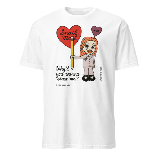 Echo Valley Claire Snail Mail “White Erase Me” T-Shirt | Vintage Fan Tee – Cuccico - Image 5