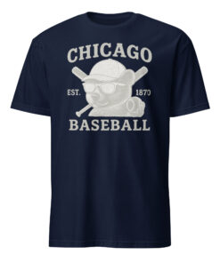 Alternative view of Vintage Chicago Cubs Walking Bear Retro Baseball T-Shirt | Throwback Tee