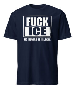Alternative view of Fuck ICE Shirt – No Human Is Illegal Tee | Anti ICE Protest Shirt Cuccico