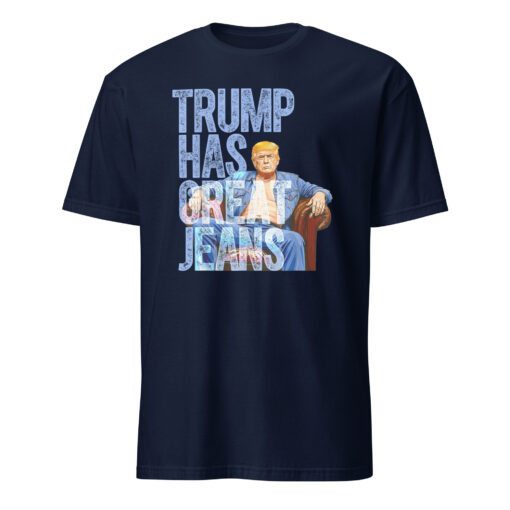 Trump Has Great Jeans Shirt – Premium Denim Shirt | Western Denim Style - Image 2