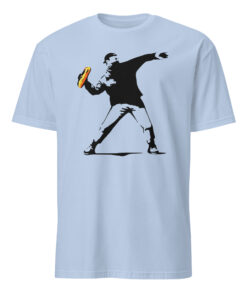 Alternative view of Banksy-Inspired Anti-Trump Resistance Activist T-Shirt | Cuccico