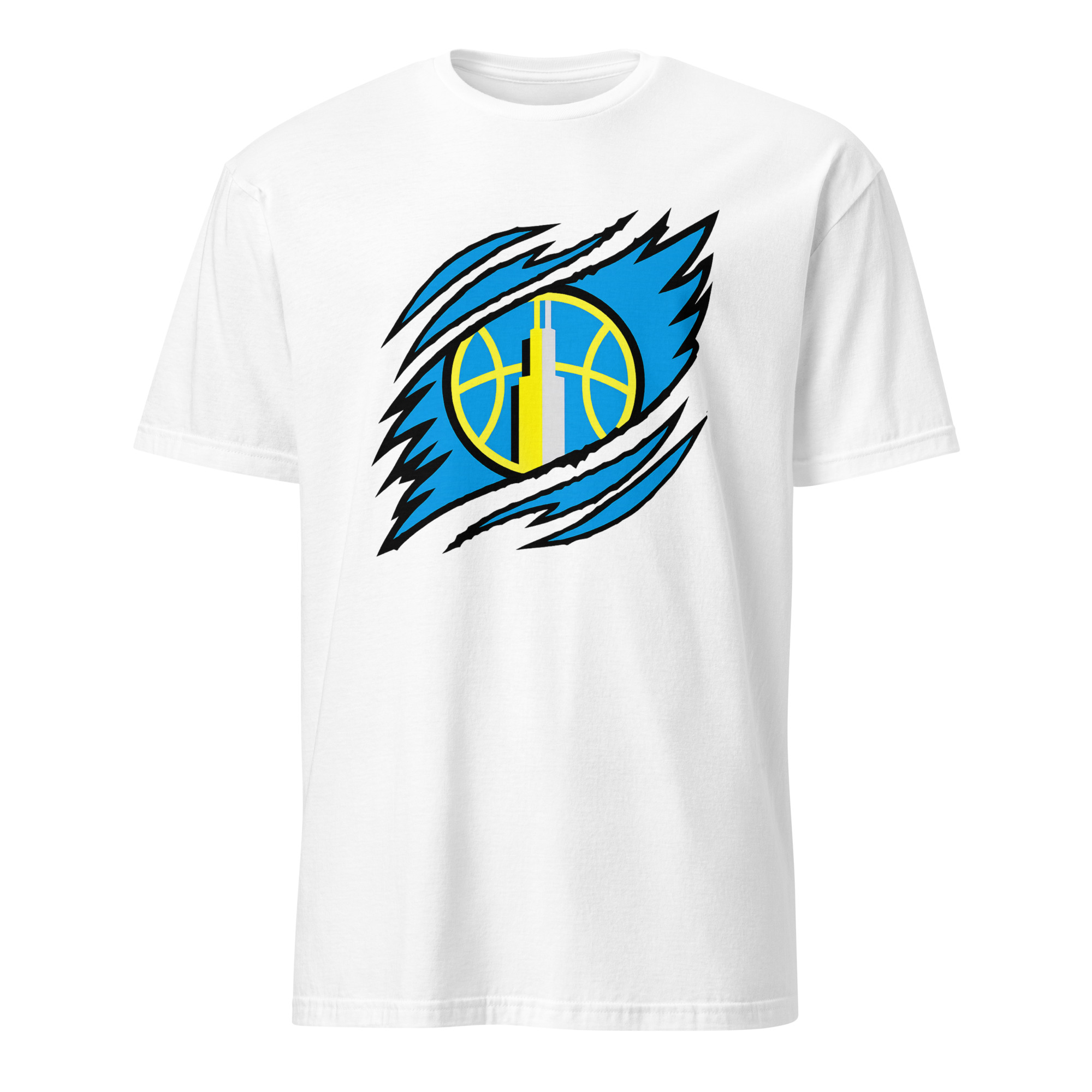 Chicago Sky Logo Basketball Team Shirt 8 Chicago Sky Logo Basketball Team Shirt in White color