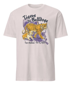 LSU Tigers vs Bulldogs Tiger Stadium Sep 6 2025 T-Shirt | Cuccico
