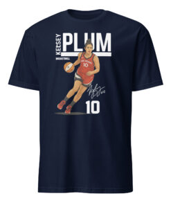 Alternative view of Kelsey Plum Throwing T-Shirt – Legendary Toss Design | Fan Tee