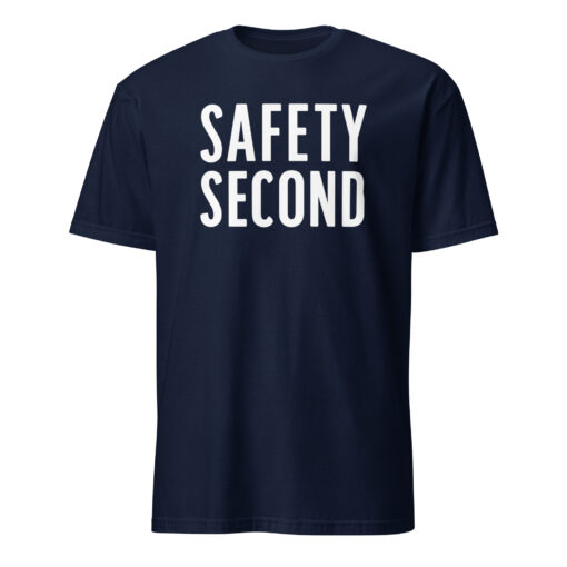 Safety Second Tee by Go Fast Don’t Die – Wyatt’s Black Safety Tee | The Runarounds Band Merch Cuccico - Image 2