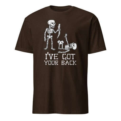 Halloween Skeletons Ive Got Your Back Costume Men Women Kids T-Shirt - Image 3
