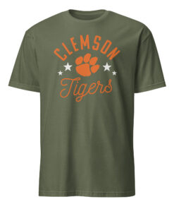 Pretty Clemson Tigers Paw T-Shirt – Graphic Tee for Fans | Cuccico