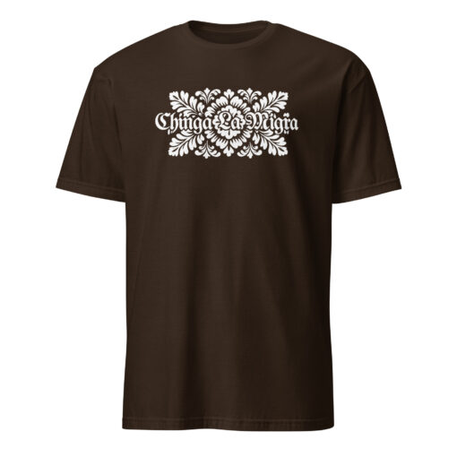 Floral Chinga La Migra T-Shirt | Abolish ICE | Immigration Reform – Cuccico - Image 3