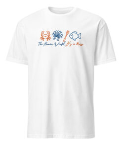 The Human World Is a Mess Sebastian Crab Shirt 15 The Human World Is a Mess Sebastian crab shirt in white color
