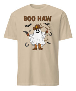 Alternative view of Boo Haw Shirt – Funny Ghost Cowboy Tee | Spooky Fall Western Halloween Shirt | Country Girl Ghost Cowboy Tee Cuccico