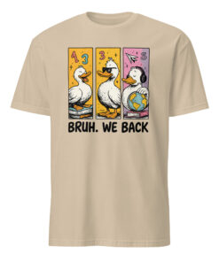 Bruh We Back Shirt, Silly Goose Back to School Tee | Cuccico