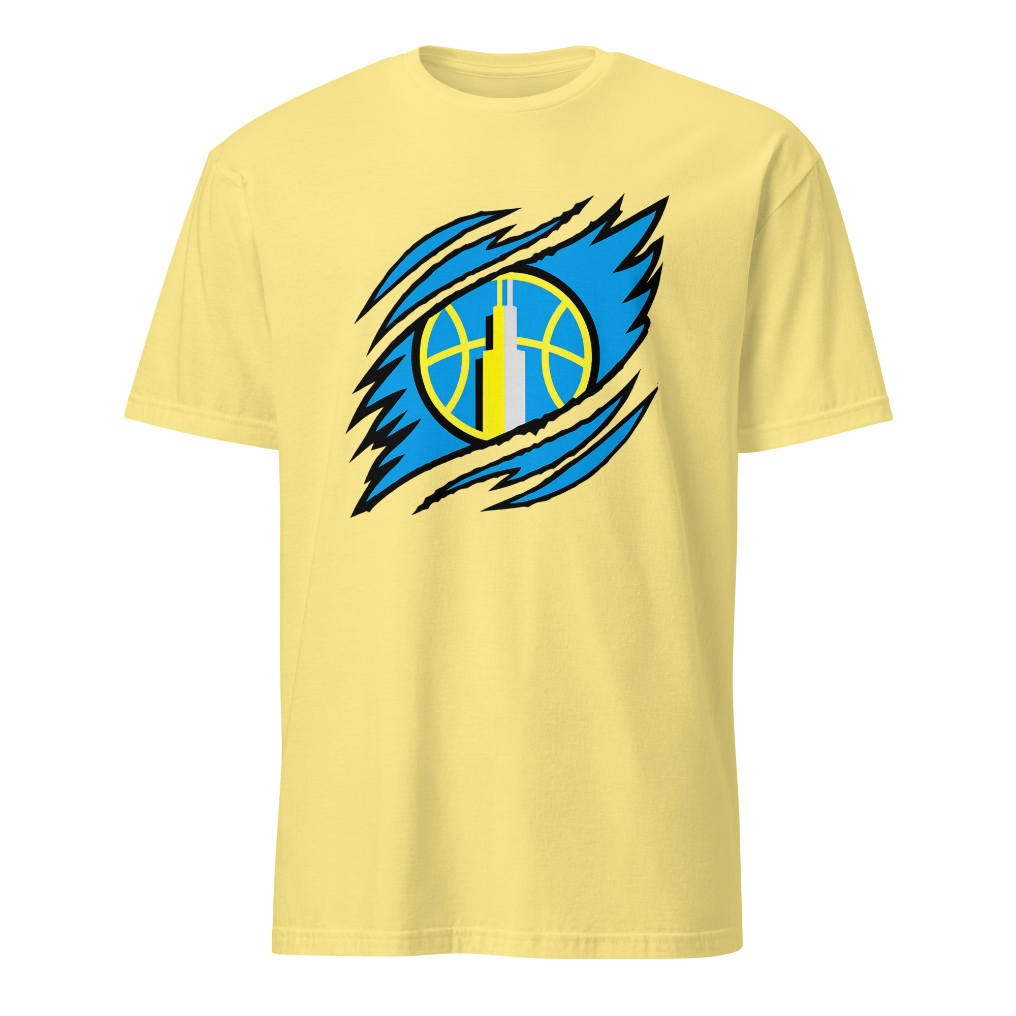 Chicago Sky Logo Basketball Team Shirt 6 Chicago Sky Logo Basketball Team Shirt in Cornsilk color