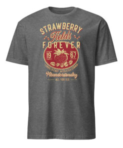Vintage Retro Beatles "Strawberry Fields Forever" Oversized Band Tee | Old School Cool Cuccico