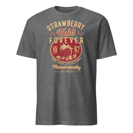 Vintage Retro Beatles "Strawberry Fields Forever" Oversized Band Tee | Old School Cool Cuccico - Image 6