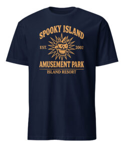 Spooky Island Halloween Nostalgia Scooby Doo Shirt in Navy