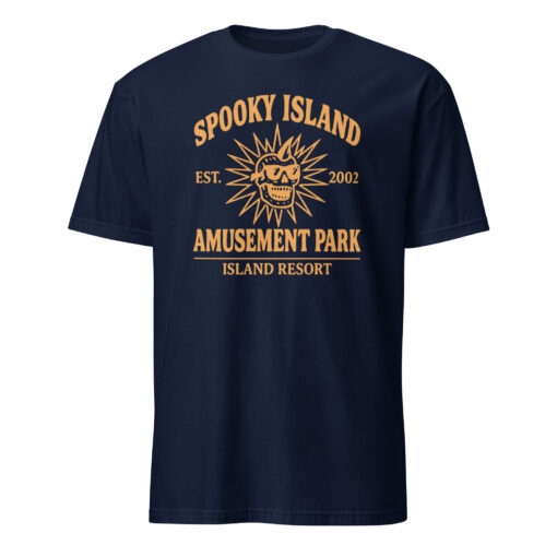 Spooky Island Halloween Nostalgia Scooby Doo Shirt in Navy