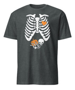Skeleton Halloween Maternity Shirt – Pregnancy Announcement Tee | Mom To Be | Cuccico