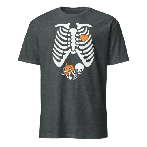 Skeleton Halloween Maternity Shirt – Pregnancy Announcement Tee | Mom To Be | Cuccico - Image 4