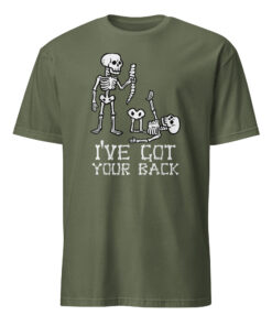 Halloween Skeletons Ive Got Your Back Costume Men Women Kids T-Shirt