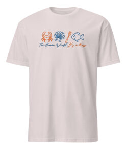 The Human World Is a Mess Sebastian Crab Shirt 12 The Human World Is a Mess Sebastian crab shirt in ice grey color