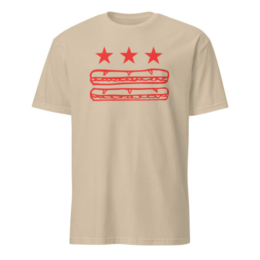 Washington DC Foodie Protest Tee – Sandwich Guy Parody Shirt | DC Flag Sub Design Cuccico