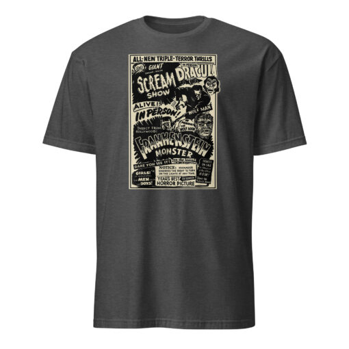 Horror Movie Monster Mummy Dracula Werewolf Frankenstein T-Shirt - Image 6