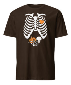 Skeleton Halloween Maternity Shirt – Pregnancy Announcement Tee | Mom To Be | Cuccico