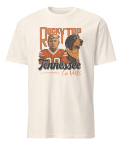 Trump Tennessee VOLS Shirt – Smoky Hound Dog University of Tennessee Tee | Cuccico