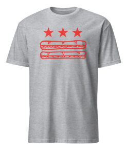 Washington DC Foodie Protest Tee – Sandwich Guy Parody Shirt | DC Flag Sub Design Cuccico
