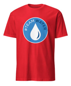 Alternative view of Team Water Creator Tee – Light Blue | Jimmy Kimmel Live Parody | Funny Hashtag Shirt Cuccico