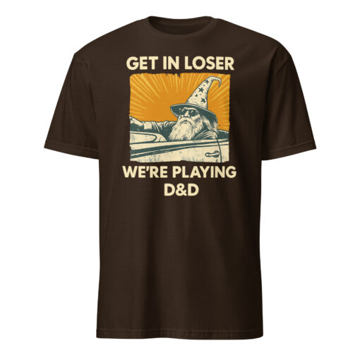 Funny "Get In Loser We’re Playing DnD" Shirt – Wizard Tee | RPG Gaming Cuccico - Image 3